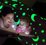 Дитячий плед-покривало Magic Blanket, що світиться в темряві 150 см * 120 см Рожевий, фото 5