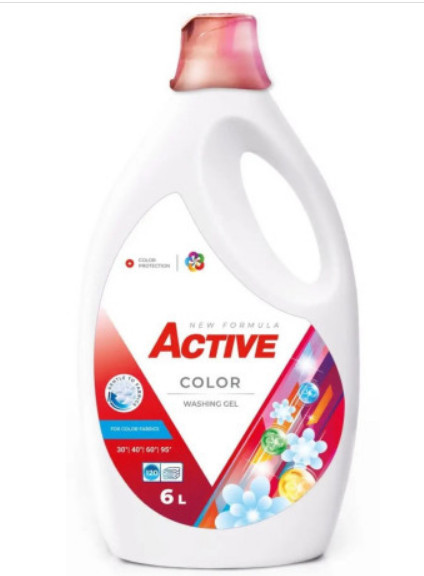 Гель для прання Active Колор 6л (120 пр) (4820196010906)