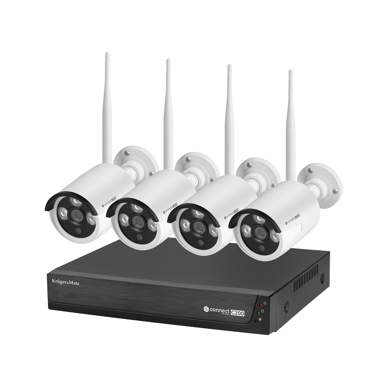 Комплект для видеонаблюдения Wi-Fi Kruger&Matz Connect C200 Tuya Full HD AS - фото 1 - id-p2209852593