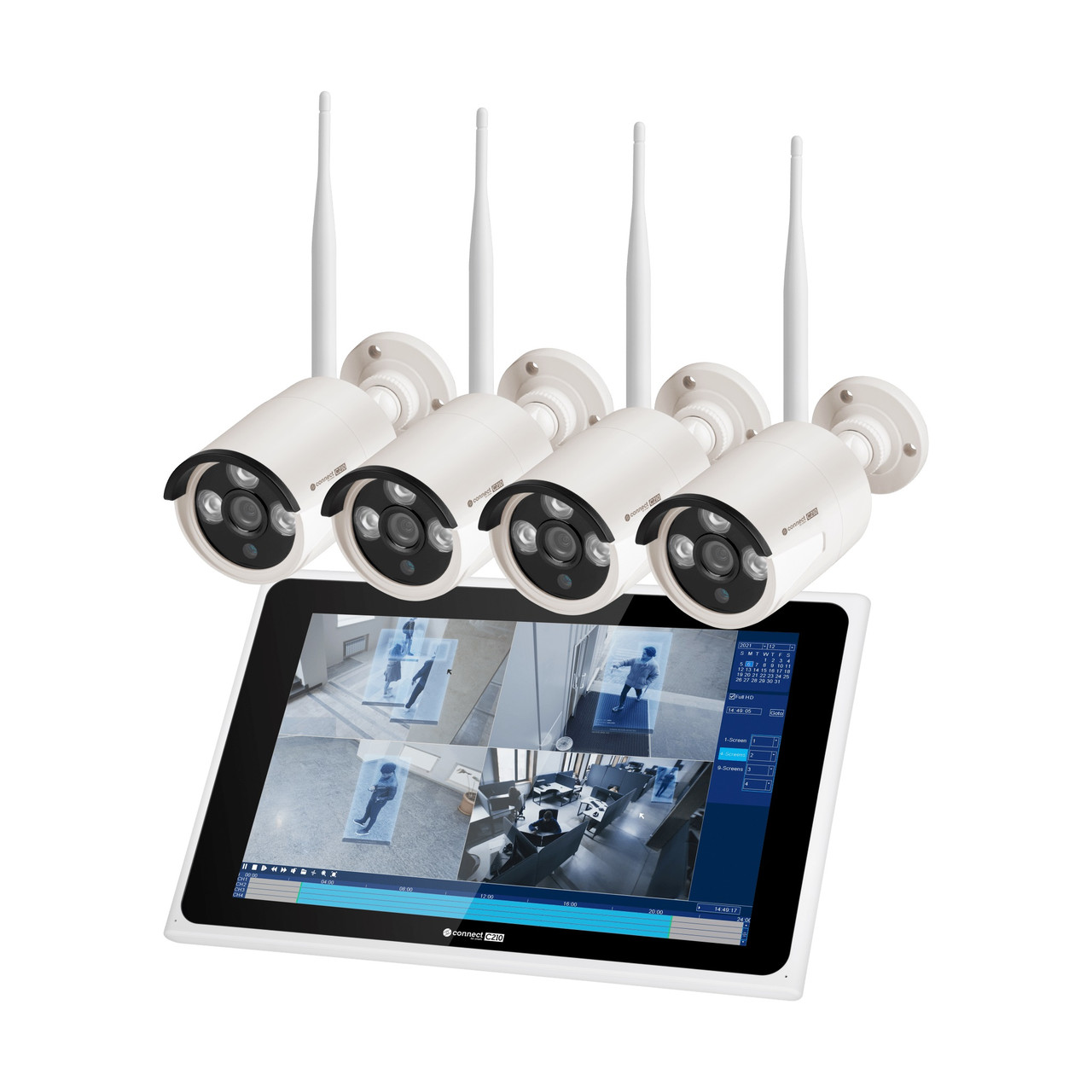 Комплект для видеонаблюдения Wi-Fi Kruger&Matz Connect C210 Tuya Full HD AS - фото 1 - id-p2209853081