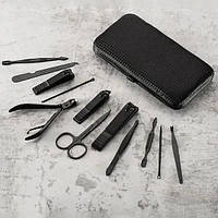Маникюрный набор для ухода за ногтями, бровями и лицом на SM-199 12 предметов