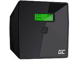 Джерело безперебійного живлення UPS Green Cell 1000VA 600W Power Proof AS