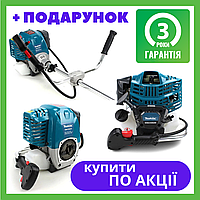 Бензокоса 4х тактная триммер мотокоса комплектация стандарт Makita EM4350UH 5.2 кВт