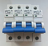 Автоматичний вимикач малогабаритний 1 полюс 1P 20A Lemanso LCB45-1C20 тип С 50Гц, фото 8