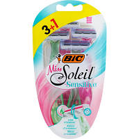 Оригінал! Бритва Bic Miss Soleil Sensitive 3+1 шт. (3086123534605) | T2TV.com.ua
