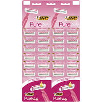 Оригінал! Бритва Bic Pure 3 Lady Pink 24 шт. (3086123395145) | T2TV.com.ua