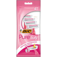 Оригінал! Бритва Bic Pure 3 Lady Pink 4 шт. (3086123363816) | T2TV.com.ua