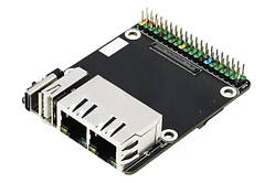 Плата розширення Waveshare Mini Dual Gigabit для Raspberry PI CM4 (2xEthernet, USB)