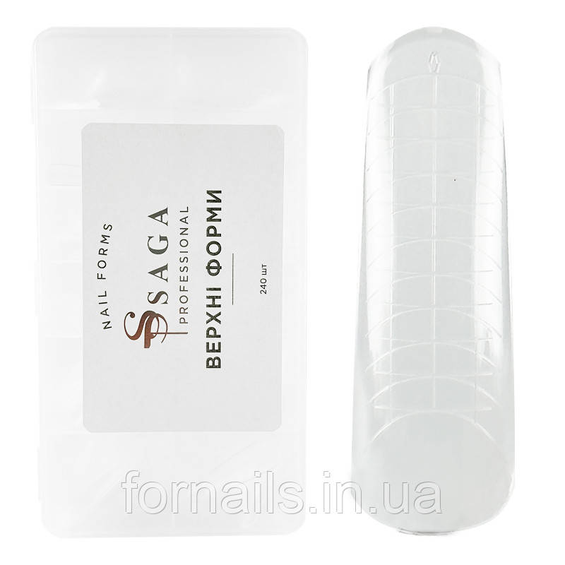 Верхні форми для нарощування SAGA Top Nail Forms Universal 240 шт