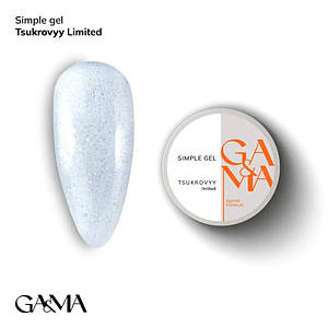 Гель для зміцнення та нарощування GaMa Simple Gel Tsukrovyy 15 мл