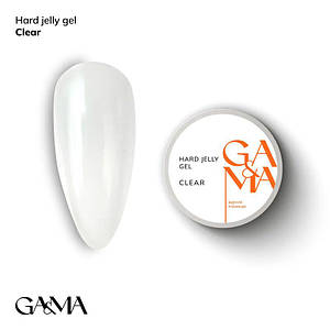 Гель для нарощування моделюючий GaMa Hard Jelly Gel Clear 30 мл