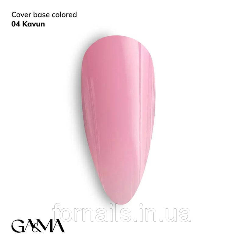 Кольорова база GaMa Cover base Colored 004 Kavun 15 мл, фото 1