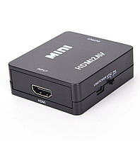 Конвертер HDMI на RCA AV CVBS тюльпан адаптер приобразователь Код/Артикул 10 77298