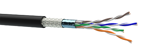 Кабель мережевий КППЕО-ВП (100) 4х2х0,51 (SF/UTP-cat.5E)