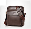 Барсетка чоловіча шкіряна Kangaroo коричнева, фото 7