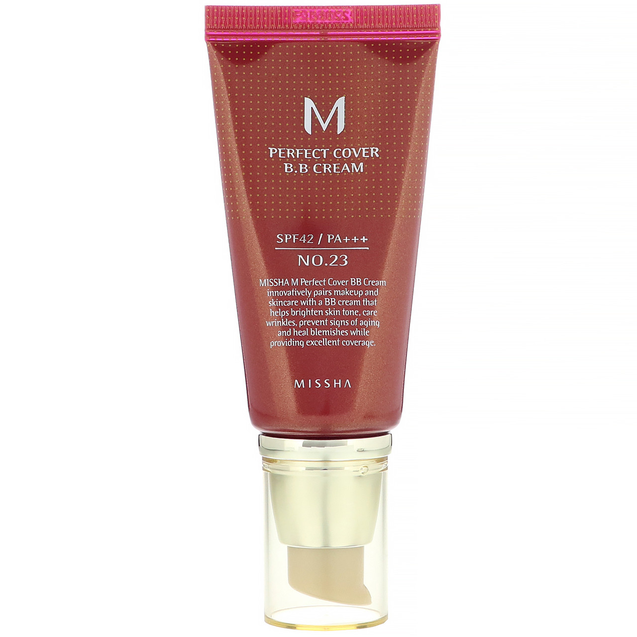 Missha, M Perfect Cover, BB-крем, SPF 42 PA+++, відтінок 23 натуральний бежевий, 50 мл (1,7 унції) Київ, Київ