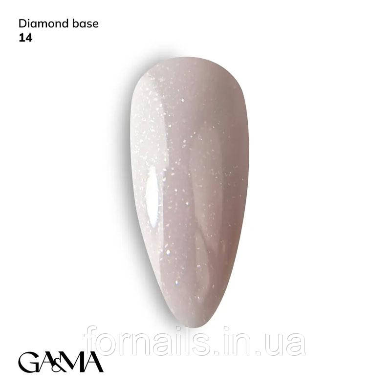 Камуфлююча база GaMa Cover Base Diamond №014 15 мл, фото 1