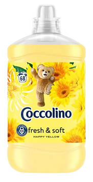 Кондиціонер для білизни Coccolino Happy Yellow, 1.7 л (68 прань)