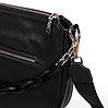 Сумочка жіноча шкіряна маленька на ланцюжку ALEX RAI 9503-9 black, фото 5