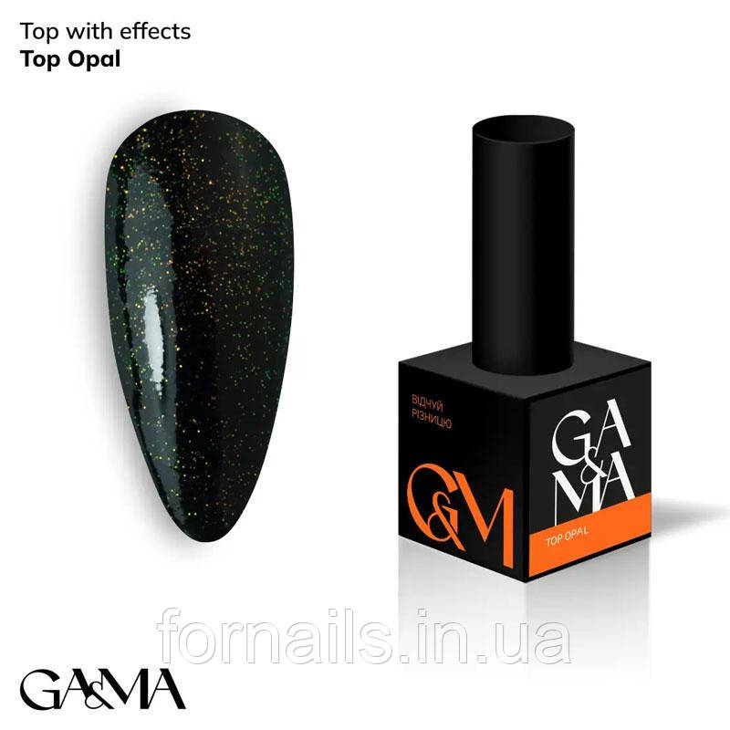 Топ для гель-лаку без ЛЗ GaMa Top Opal 10 мл