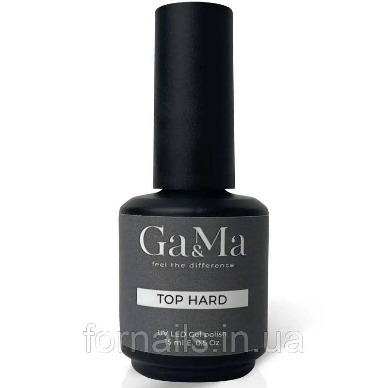 Топ для гель-лаку без ЛЗ GaMa Top Hard 15 мл