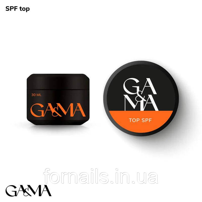 Топ для гель-лаку без ЛШ GaMa SPF Top 30 мл, фото 1