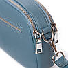 Сумочка жіноча шкіряна маленька клатч ALEX RAI 99109 blue, фото 4