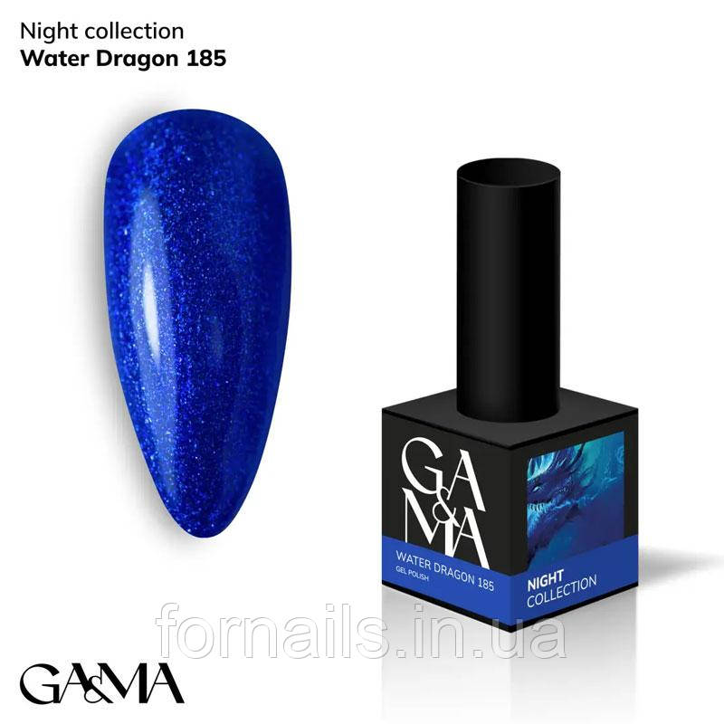 Гель-лак GaMa Gel Polish Night collection 185 Water dragon 10 мл