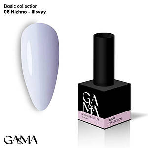 Гель-лак GaMa Gel Polish Basic collection 006 nizhno-lilový 10 мл