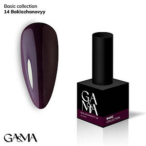 Гель-лак GaMa Gel Polish Basic collection 014 baklazhanovyy 10 мл
