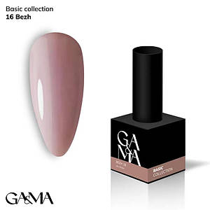 Гель-лак GaMa Gel Polish Basic collection 016 bezh 10 мл