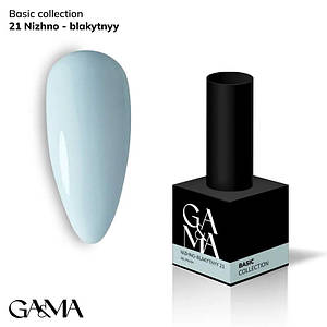Гель-лак GaMa Gel Polish Basic collection 021 nizhno-blakytnyy 10 мл