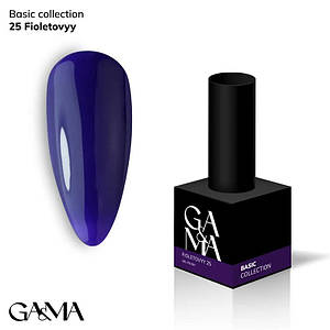 Гель-лак GaMa Gel Polish Basic collection 025 fioletový 10 мл