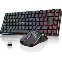 Беспроводная игровая клавиатура и мышь RedThunder K84 с радужной подсветкой