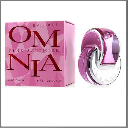 Bvlgari Omnia Pink Sapphire туалетна вода 65 ml. (Булгарі Омнія Пінк Сапфір), фото 1