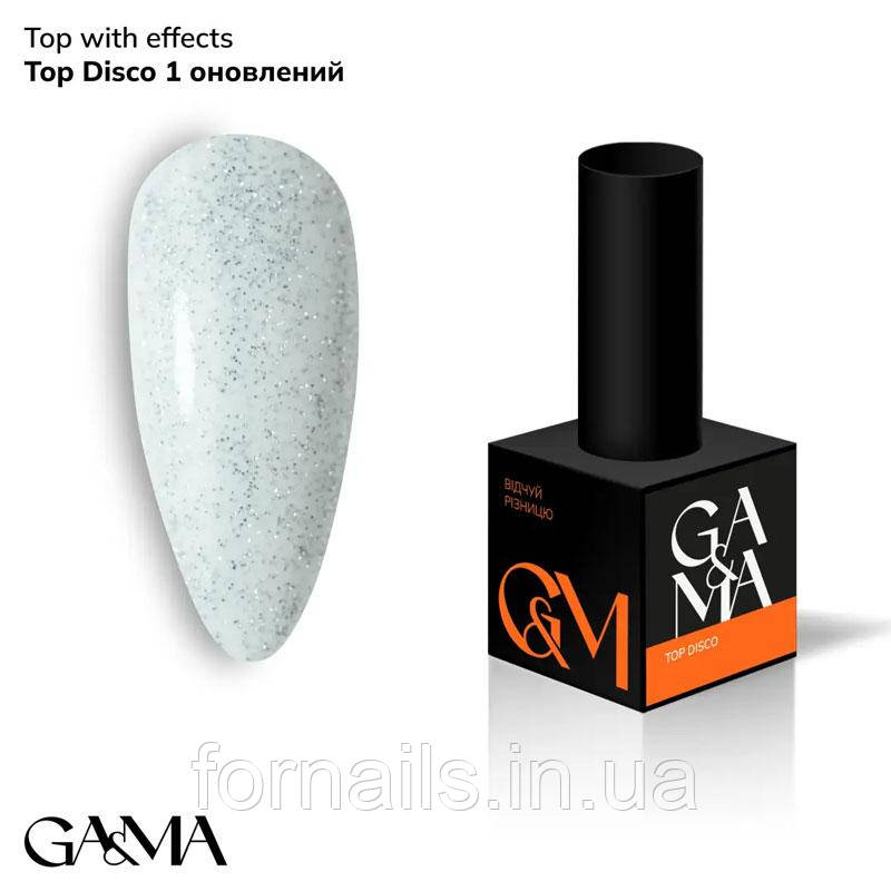 Топ для гель-лаку без ЛЗ GaMa Top Disco SHINE 001 10 мл