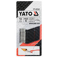 Сменные лезвия для гратоснимателя 10 шт YATO YT-22361