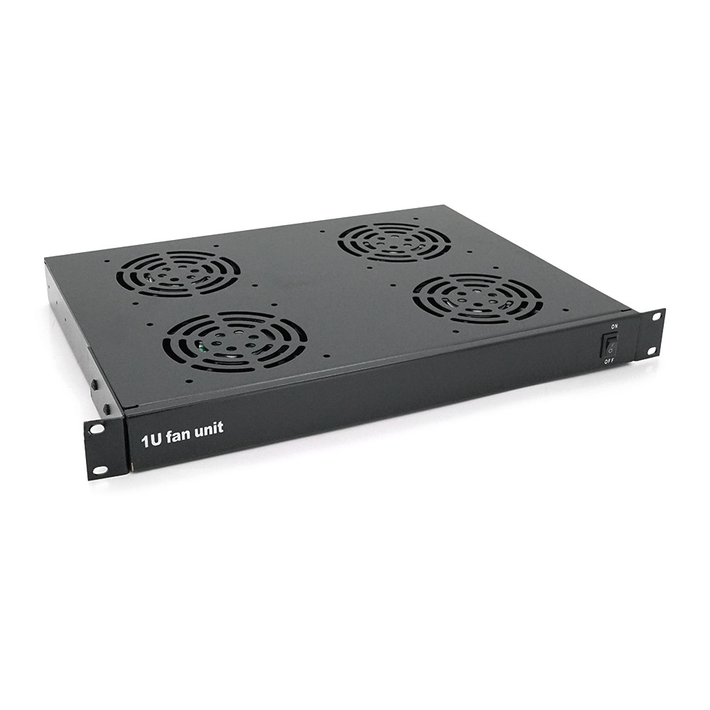 19" вентиляционный модуль Merlion, 4 вентилятора с цифровым термостатом ...