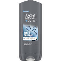 Оригінал! Гель для душа Dove Men+Care Чистота и комфорт 400 мл (8717644683149/8720181313448) | T2TV.com.ua