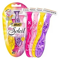 Станки для бритья BIC Miss Soleil, на 3 лезвия (4шт.)