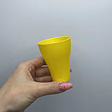 Чарка пластикова 0,075 л 1 шт Алеана 167001 жовта, фото 2