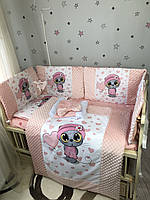 Комплект постільної білизни Baby Comfort Люкс Кошеня рожеве 7 елементів ds