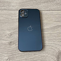 Чохол на айфон 11 скляний з магсейф чорний. Чохол на iPhone 11 скляний с Magsafe