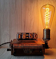 Nixie clock. Ламповые часы-лампа в стиле loft(classic)