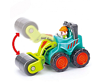 Детская игрушечная Строительная техника 3116B, 7 см подвижные детали (Асфальтоукладчик) ds