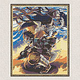 Алмазна мозаїка/вишивка Аніме. Клинок, що розсікає демонів 40*50 см Орігамі OD 3222 dp-a, фото 4