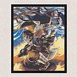 Алмазна мозаїка/вишивка Аніме. Клинок, що розсікає демонів 40*50 см Орігамі OD 3222 dp-a, фото 6