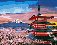Картина по номерам "Любимая Япония" Идейка KHO2856 40х50 см ds