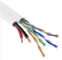 Кабель мережевий КПВ-ВП (100) 4х2х0,75 мм2 (U/UTP-cat.5Е)