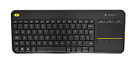 Клавиатура беспроводная с тачпадом Logitech Touch K400 Plus Black (920-007145)